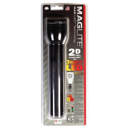 Mag Instrument Blk 2D Led Flashlight ST2D016